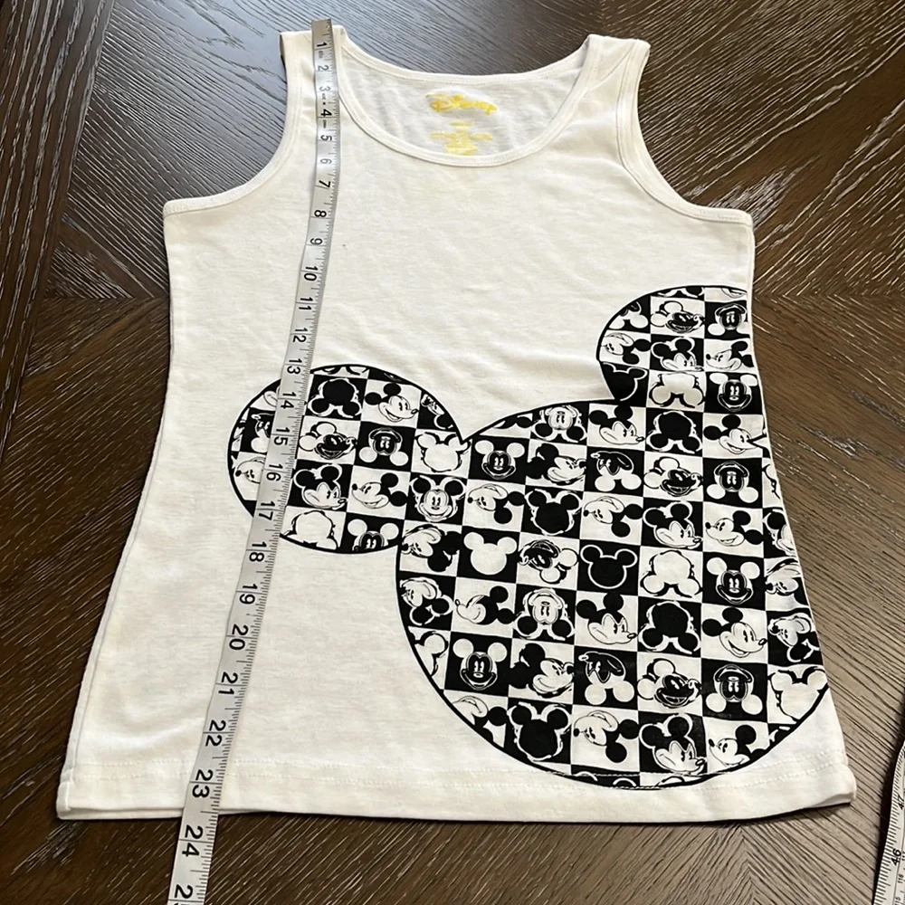 Disney PJ set tank top and checkered boxer shorts Size S - Picture 15 of 17